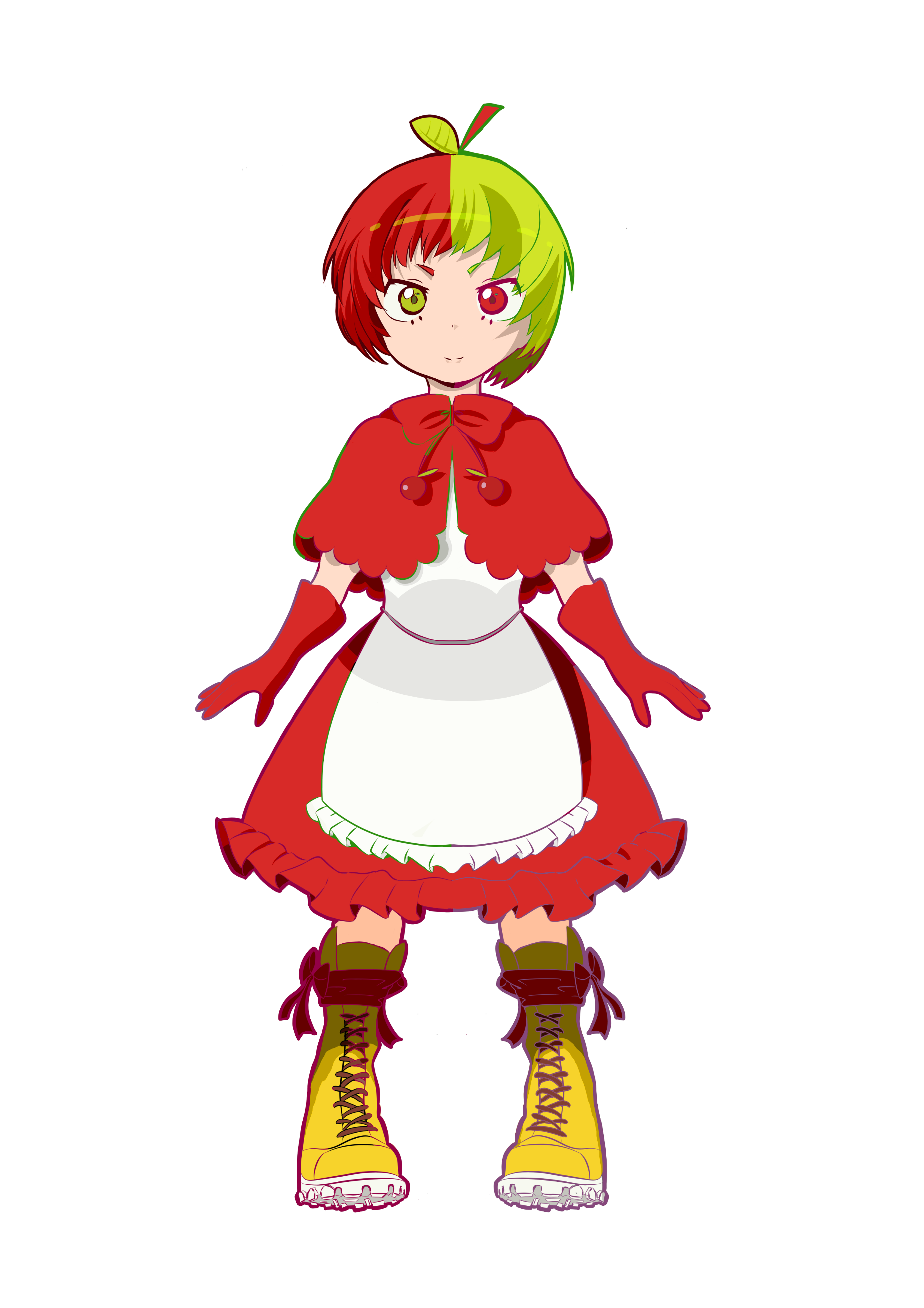 百姓戦士・茶臼山りんごちゃん